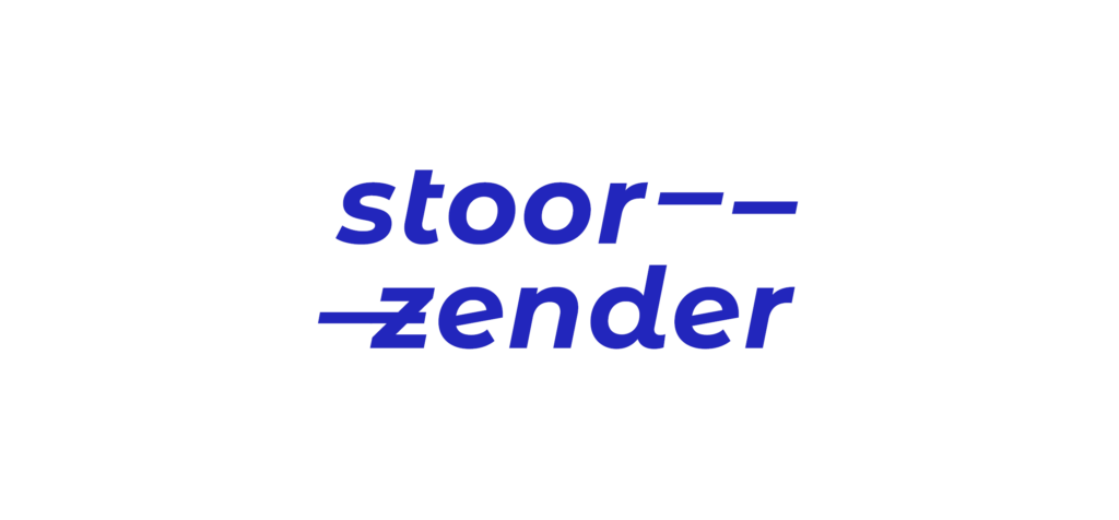 Stoorzender witte achtergrond