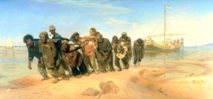 Burlaki Ilia_Efimovich_Repin_(1844-1930)_-_Volga_Boatmen_(1870-