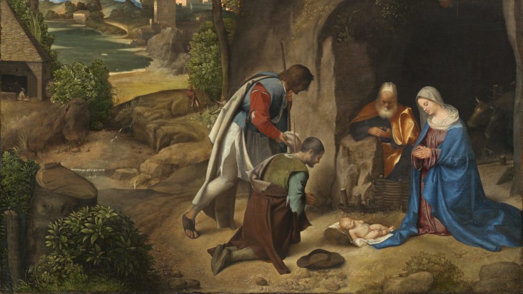 Adoration shepherds Giorgione 1510