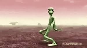 Dansende alien