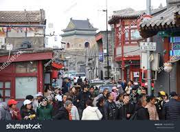 Straatbeeld in Peking
