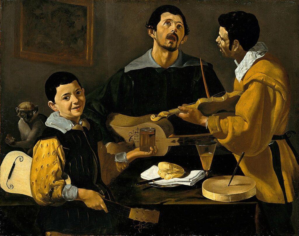 Los tres músicos (Diego Velázquez).