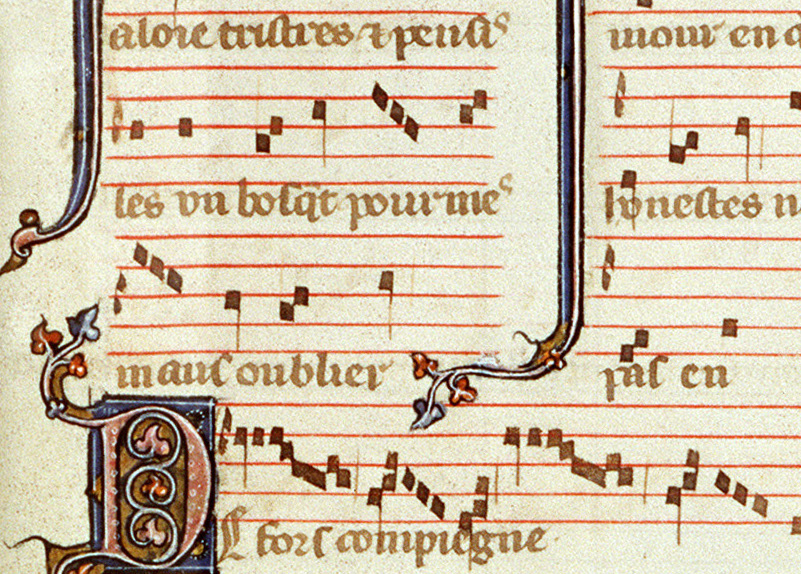 machaut - notenschrift