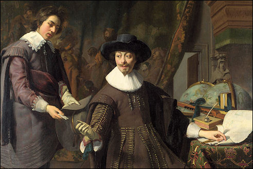 thomas-de-keyser-constantijn-huygens-en-zijn-secretaris bron Absolute Facts nl