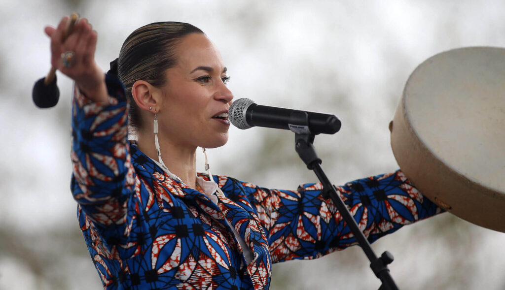 Native American composer singer Charly Lowry